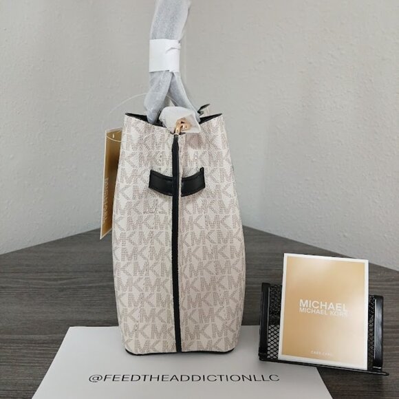 Michael Kors Emilia Small Logo Satchel - Picture 2 of 5